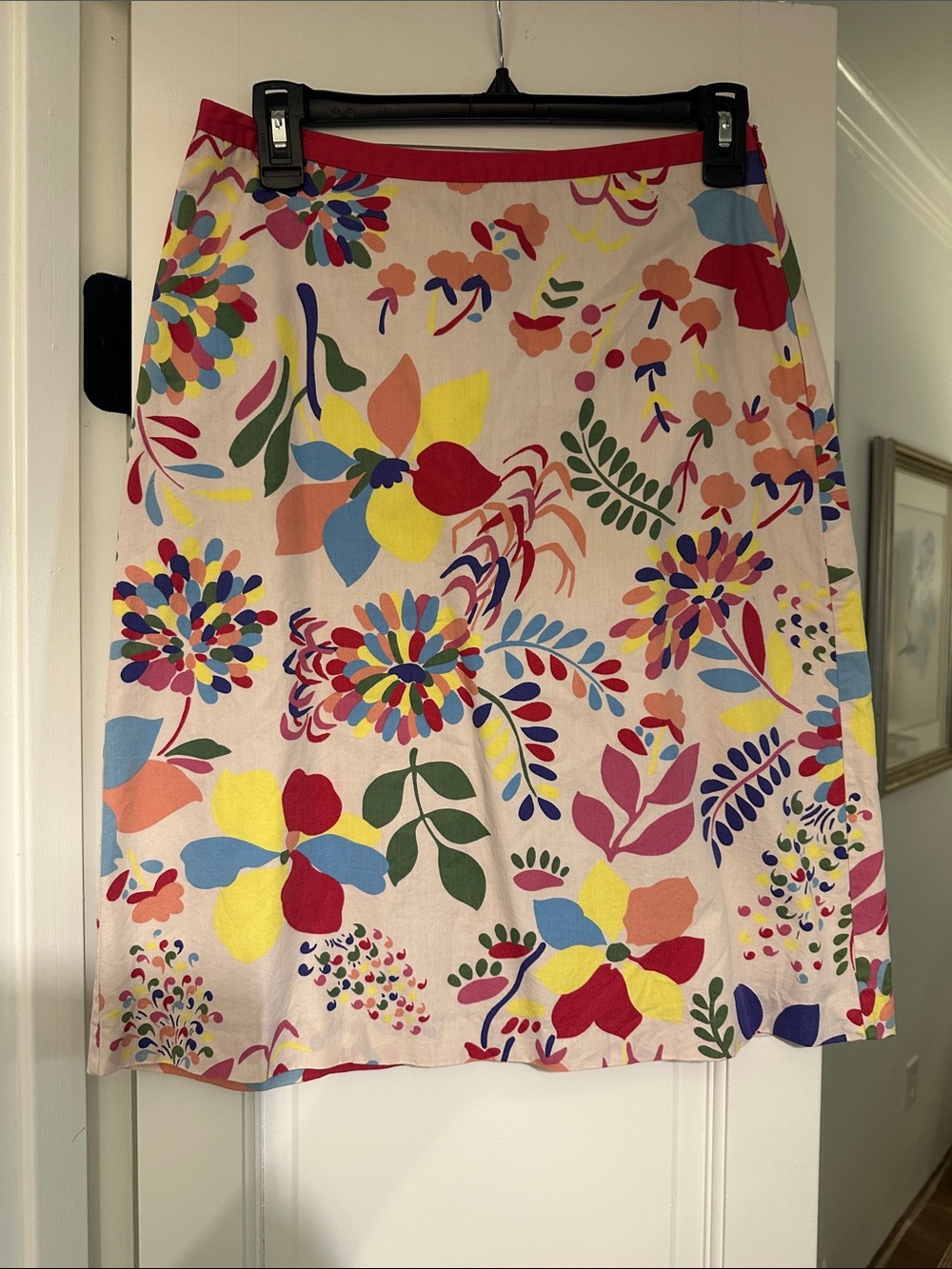 Boden Women’s Multicolor Floral A-Line Skirt